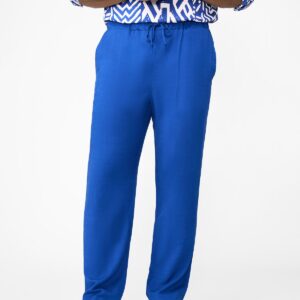 Cobalt Linen Pants