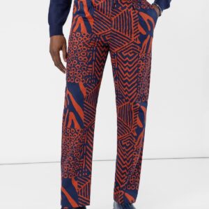 Rust Print Trousers