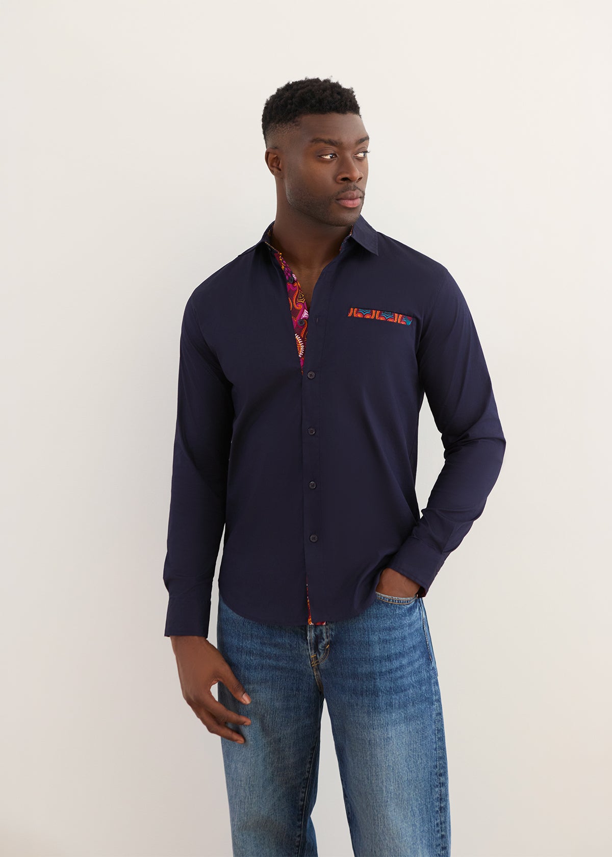 Navy Wander Shirt