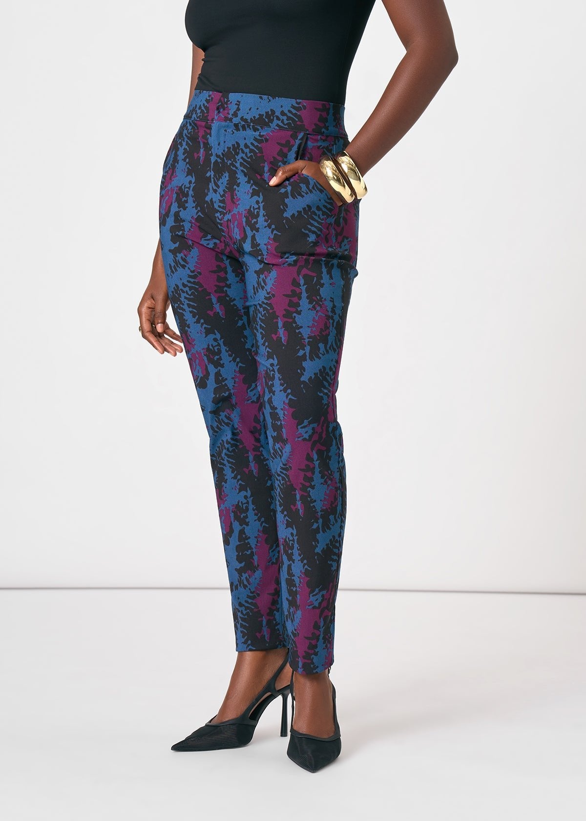 Teal Stretch Pants